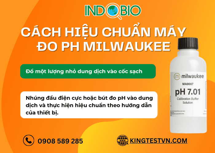 Cách hiệu chuẩn máy đo ph Milwaukee